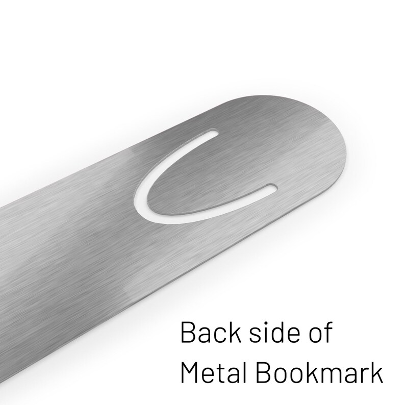 Personalized Trigger Warning Dark Romance Boho Metal Bookmark, Book