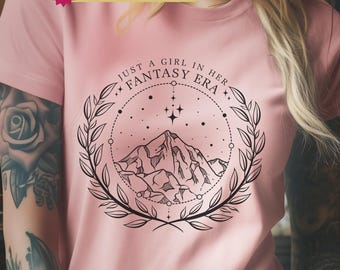In ihrer Fantasy Ära PNGs, Tattoo Sublimationsdesigns Clipart Druck, Buchliebhaber, Smut Slut Reader, Romantasy Fantasy Reader, digitaler Download