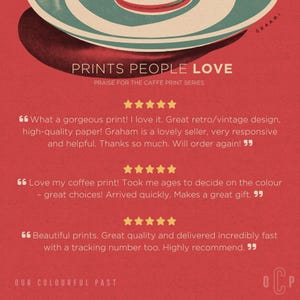 Retro muurkunst espressokoffie, poster Italiaanse keuken vintage stijl, ingelijste optie afbeelding 9