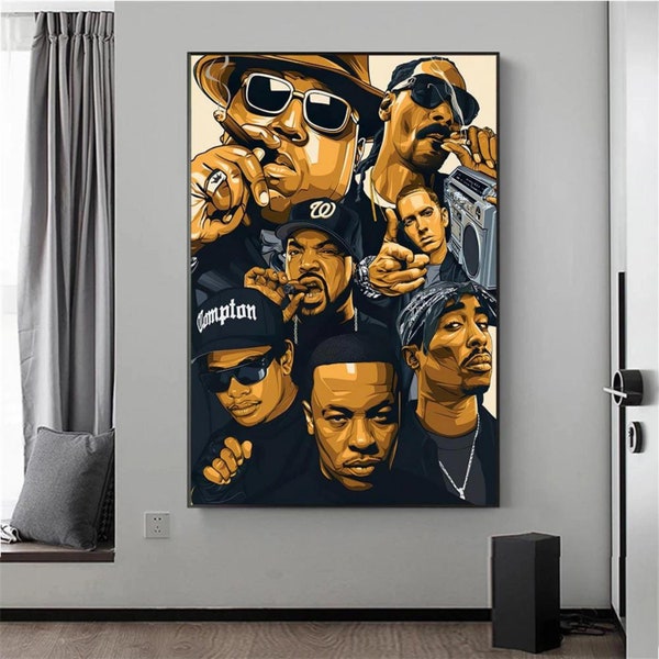 American Rap Wall Art Poster - Etsy