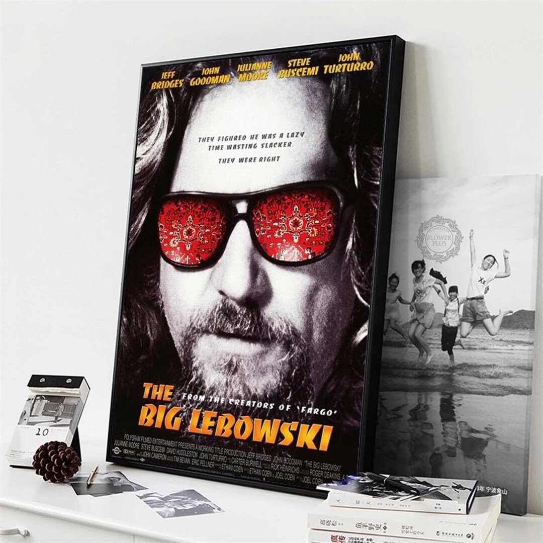 The Big Lebowski Movie Poster Lebowski Wall Print Movie Canvas Etsy