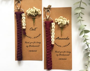 Bridesmaid Proposal Gift Idea, Maid Of Honor Gift From Bride, Bridesmaid Gifts For Wedding Day, Tie The Knot, Matron of Honor Proposal Gifts