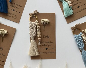 Regali personalizzati per la proposta di matrimonio della damigella d'onore, regali per la damigella d'onore, regalo per la festa nuziale, regali per la damigella d'onore per scatola, addio al nubilato, regalo per la festa nuziale