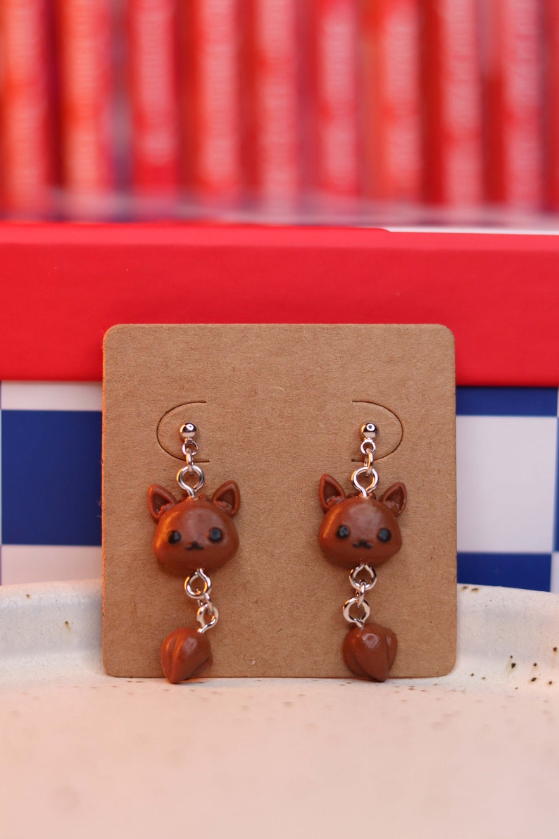 Pokemon Fun Dangle Earrings Cute and Quirky Fun Earrings Gengar