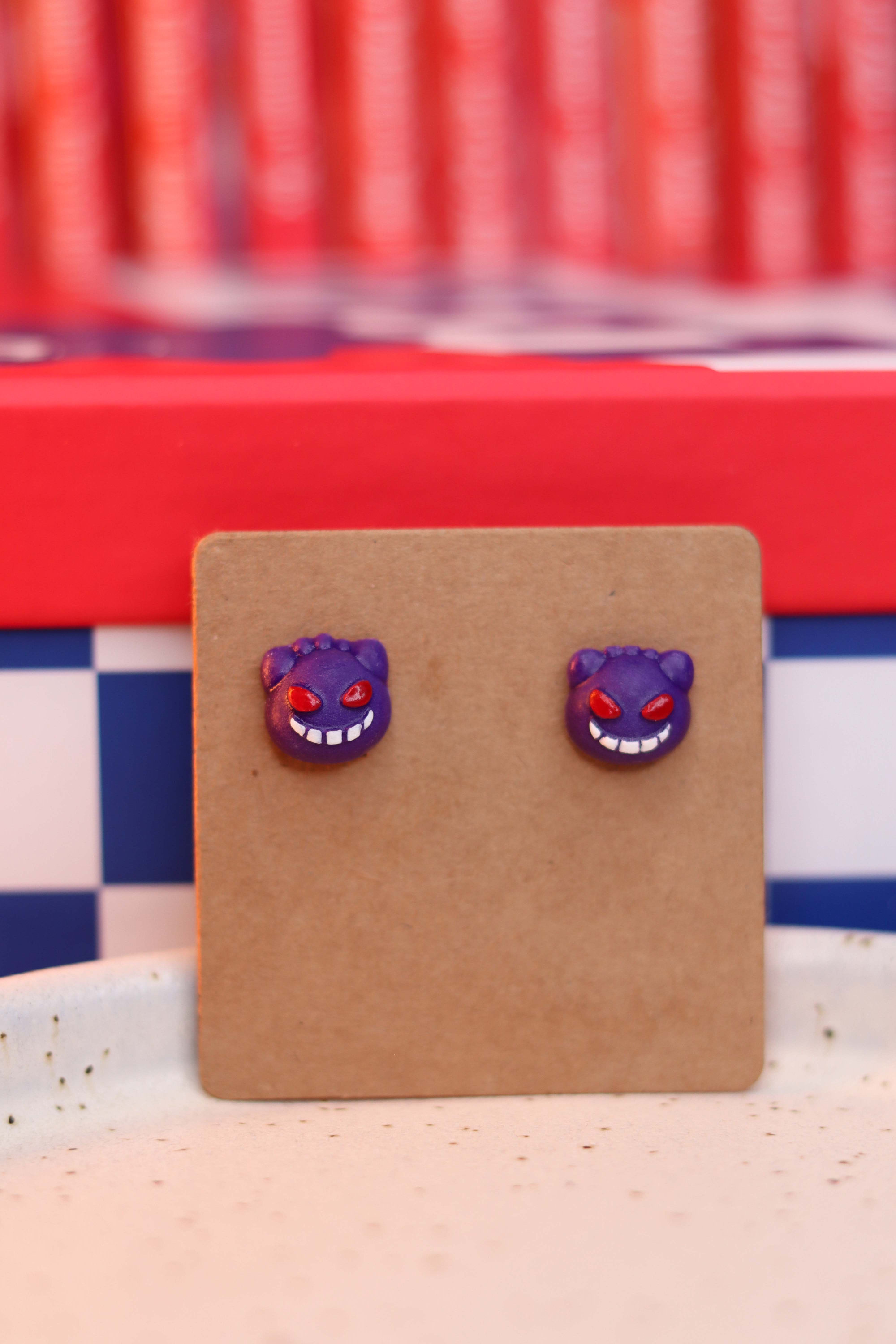 Pokemon Fun Dangle Earrings Cute and Quirky Fun Earrings Gengar ...