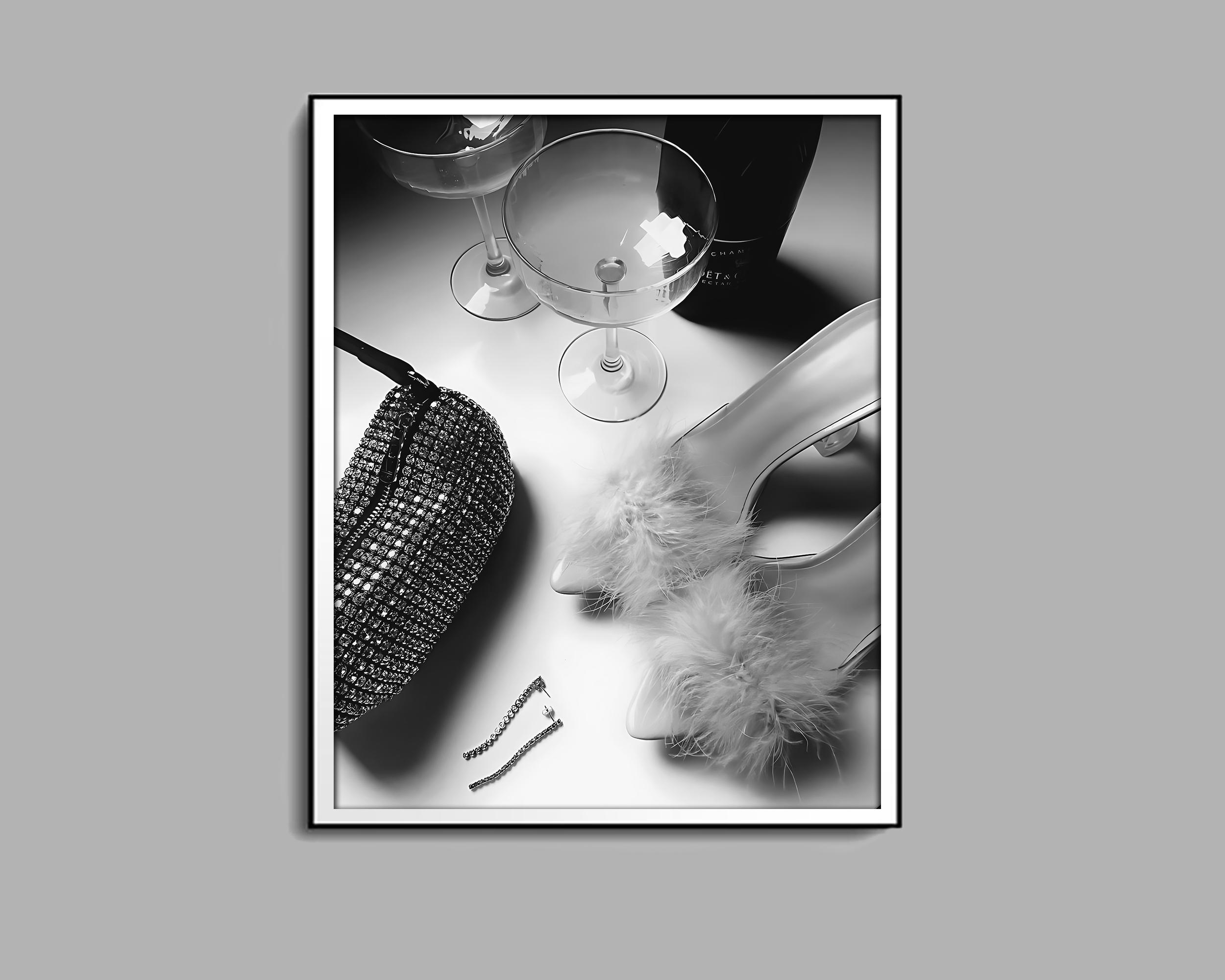 Luxury Fashion Poster, Black And White, Hypebeast Room Decor, Bar Cart Print, Chic Wall Art, Digital Download, Hypebeast Printable Wall Art