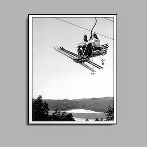 Pôster VINTAGE SKI, download digital, arte para impressão, arte vintage de esqui, decoração de casa de esqui, decoração de parede de cabana de esqui, pôster de esqui, arte de pôster de inverno