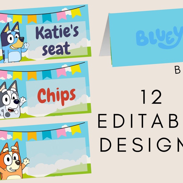 Bluey Birthday Cards - Etsy