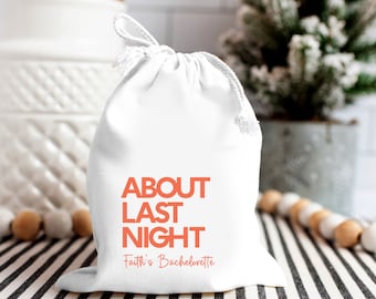 About Last Night - Hangover Kit - About Last Night Hangover Kit - Hangover Bags - Custom Recovery Kit - Bachelorette Gifts - Bachelorette