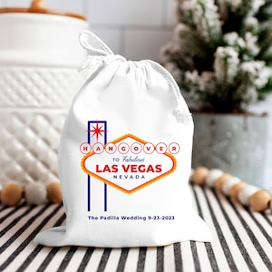 Las Vegas Hangover Kit Bag Las Vegas Favor Bag Las Vegas Bachelorette Party Welcome Bag Las Vegas Wedding favor Bag Nevada bag