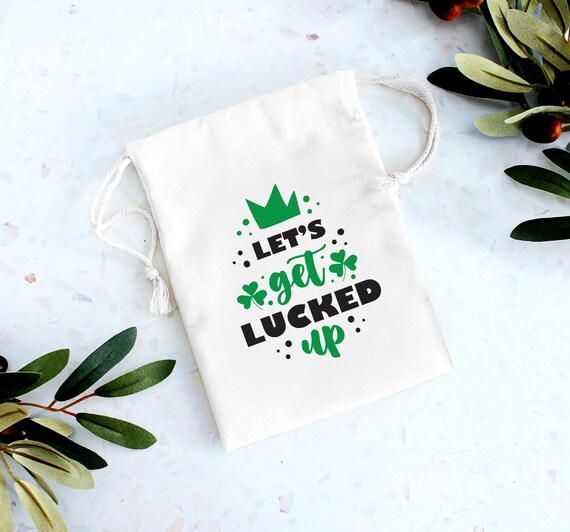Wesnoy 48 St. Patrick's Day Geschenktüten, 20x19x8 Cm, Vliesstoff, Mit Griffen - Wiederverwendbar Für Partygeschenke