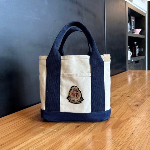 itbit Handmade Canvas tote bag/golf tote bag/daliy bag/diaper bag/mini canvas tote bag/multi pocket bag/hand bag