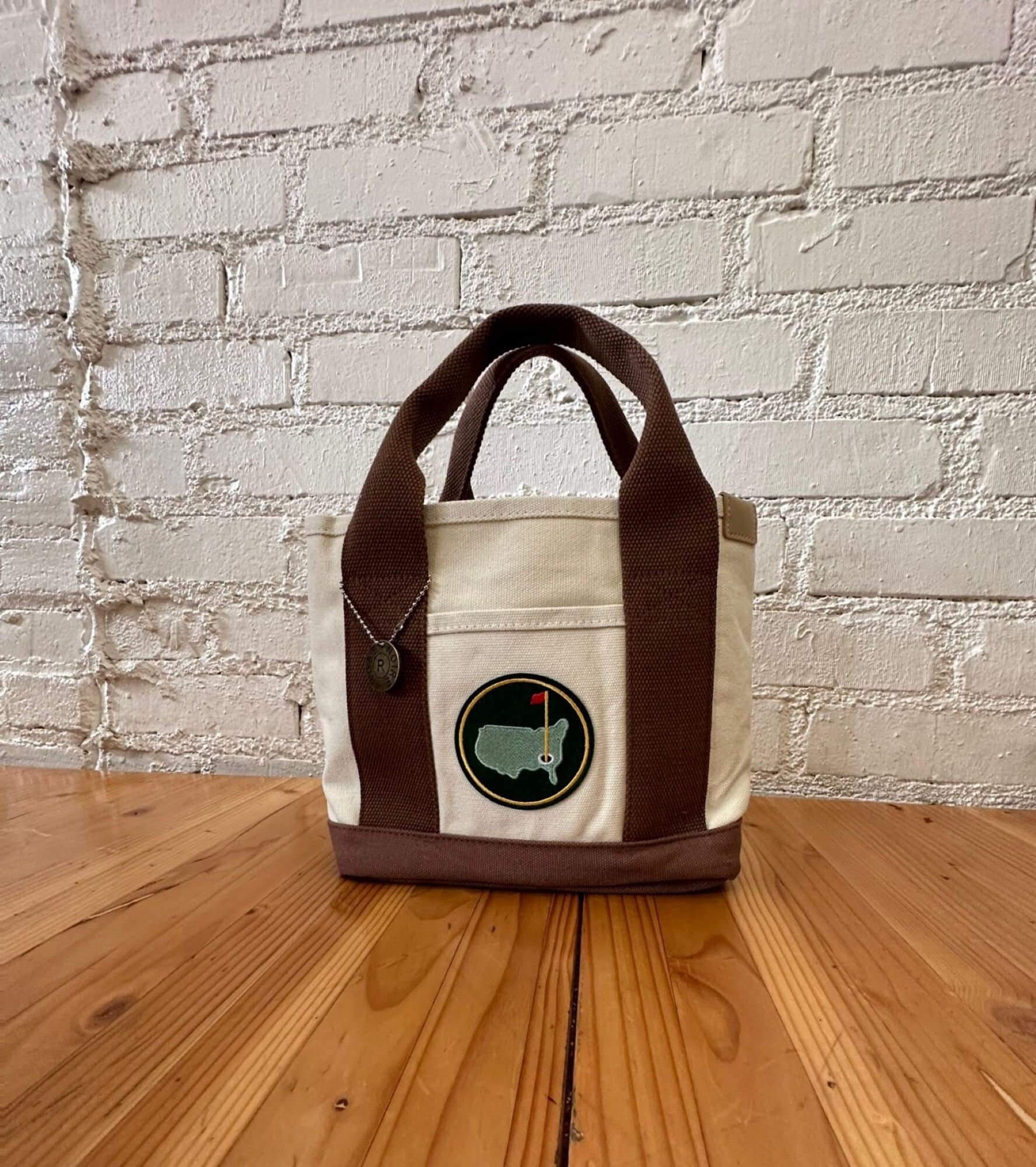 Itbit Handmade Canvas Tote Bag/golf Tote Bag/multi Pocket Bag/hand Bag