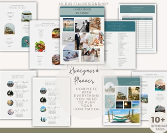 Complete Honeymoon Planner-Template-Everything you need!