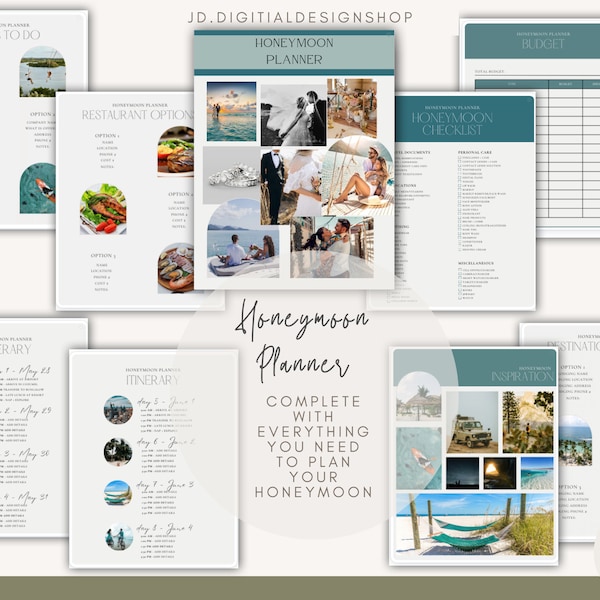 Complete Honeymoon Planner-Template-Everything you need!