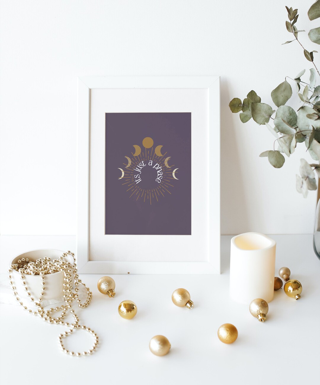 Moon Phase Printable- "it's Just a Phase" - Etsy