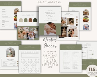 Complete Modern Wedding Planner Template