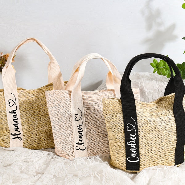 Gepersonaliseerde bruidsmeisje tassen, aangepaste jute Tote tas, bruidsmeisje Tote, bruidsmeisje jute tas, bruids partij cadeau, bruiloft jute tas, jute cadeau tas