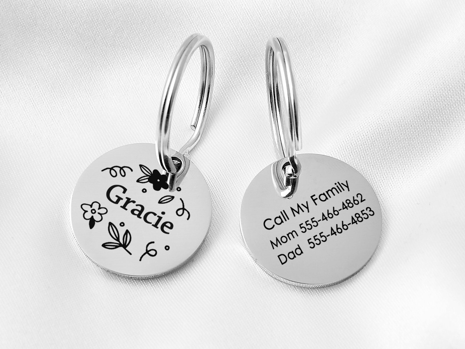 Personalized Dog and Cat Name Tag Dog Tag Engraved for Pets Etsy Canada