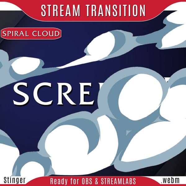 Stinger Transition: SPIRAL CLOUD - Stream Transition twitch