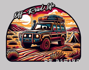 Camiseta gráfica Off-Road Life No Limits