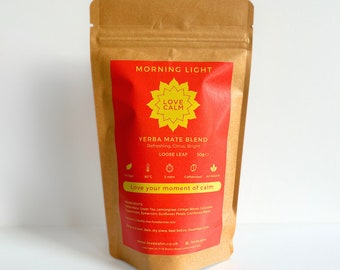 Morning Light Yerba Mate Tea Blend. Yerba Mate, Ginkgo and Gotu Kola