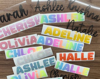 Personalized Vinyl Name Decals: Custom DIY Stickers