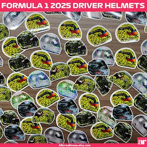 Lando Norris | Formula 1 Helmet Stickers | Formula 1 Sticker | F1 Driver Stickers | Formula 1 Decals | Formula 1 Fan | Formula One