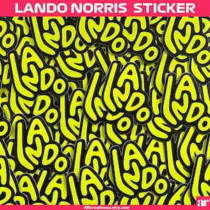 Lando Norris | Formula 1 Stickers | Formula 1 Sticker | F1  Sticker | Lando Norris Stickers | Formula 1 Decals | Formula 1 Fan | Formula One