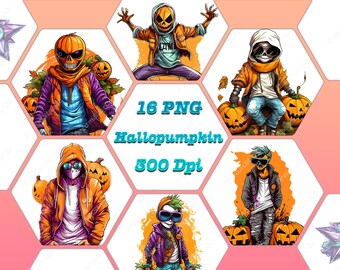 Hallopumpkinclipart,Hallopumpkin png,pumpkin guy,halloween art,T-shirt design ,graffiti style,vector illustration,DreamerStarCo