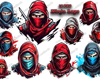 Cool Ronin ninja logo,ninja logo,Ronin ninja,logo maker,gaming,T-shirt design ,vector illustration,DreamerStarCo