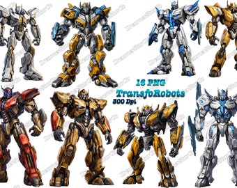TransoRobots clipart,Transformers png,T-shirt design,Fantasy ,graffiti style,watercolor,watercolor style,vector illustration,DreamerStarCo