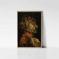 Masterpiece Set of 4 | the Four Seasons | Giuseppe Arcimboldo | Canvas ...