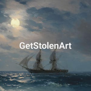 The Brig Mercury in Moonlight, Ivan Aivazovsky print, Ship painting, Moonlit sky art, Seascape wall decor, Nautical wall art. Bild 5