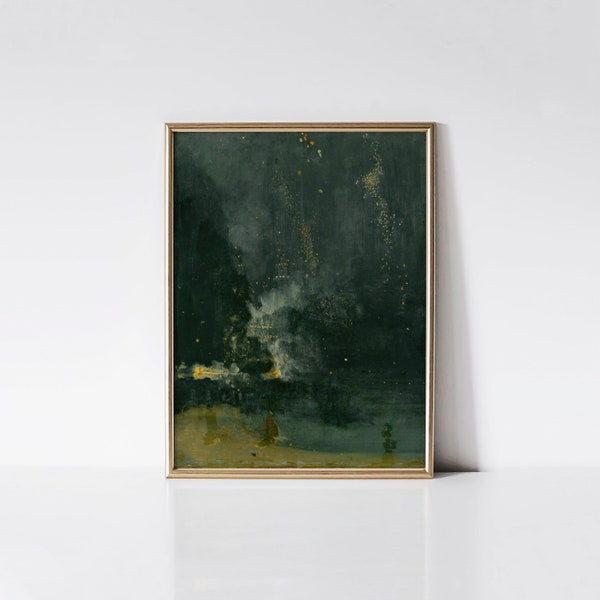 Vintage Dark Green Wall Art - Etsy