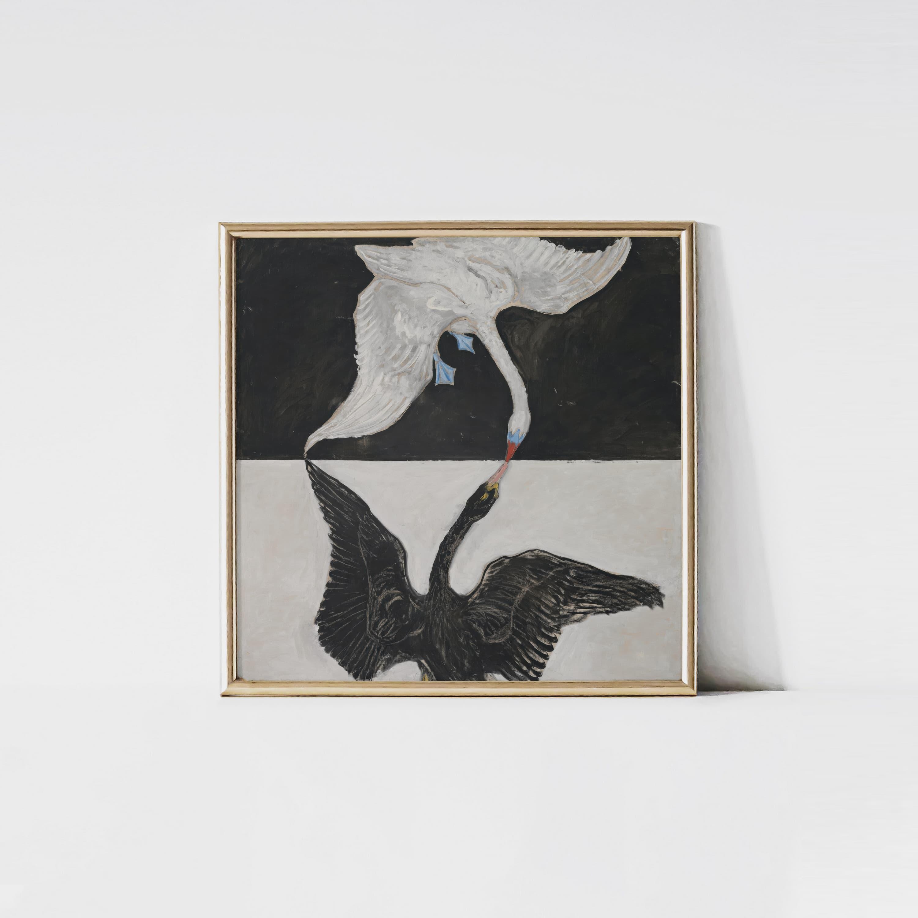 Hilma Af Klint - Swan No 1 (1914) Print. - Etsy