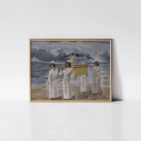 The Ark Passes Over the Jordan 1896 by James Tissot Print