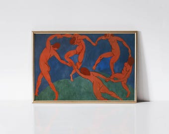 Dance 1910 Henri Matisse print, Bohemian housewarming gift.