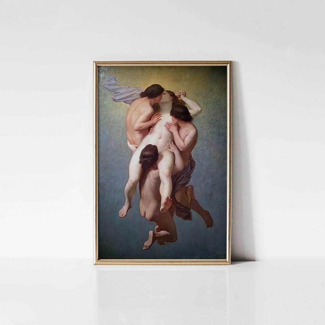 La Femme Damnée 1859 by Octave Tassaert Print. - Etsy