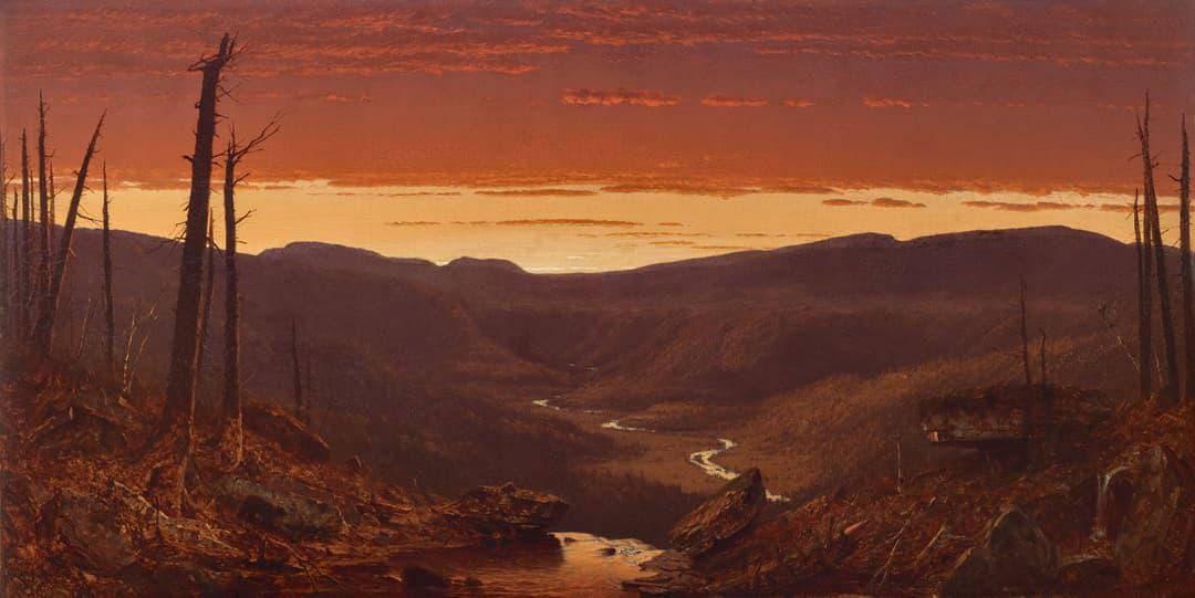 Twilight in the Catskills 1861 Sanford Robinson Gifford Print