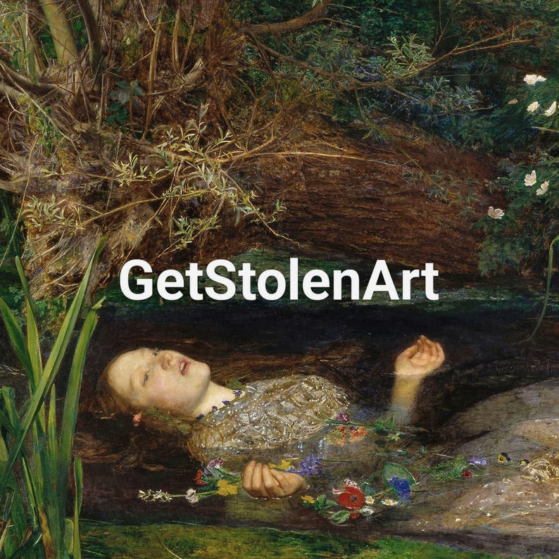 Ophelia from William Shakespeare's play Hamlet, Hamlet poster. image 5