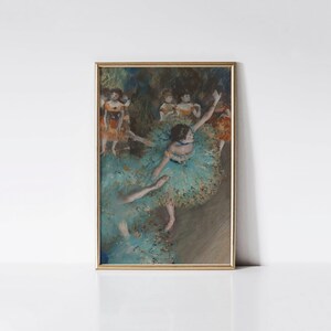 Swaying Dancer 1877 by Edgar Degas print.
