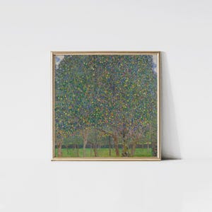 Pear Tree, Gustav Klimt print, Tree of life wall art, Abundance painting, Nature art, Housewarming gift idea.