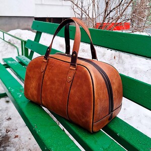 Modèle de sac de sport en cuir, modèle de sac de sport en cuir PDF, modèle de sac de voyage image 2