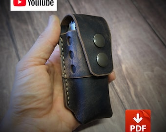 Modèle d'étui de couteau en cuir multi/outil Pdf