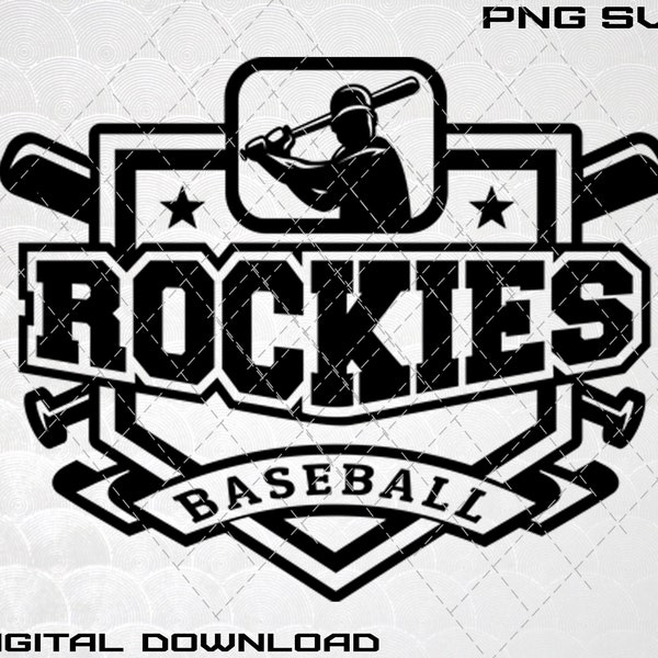 Rockies Baseball Svg File