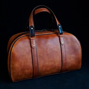 Modèle de sac de sport en cuir, modèle de sac de sport en cuir PDF, modèle de sac de voyage image 3