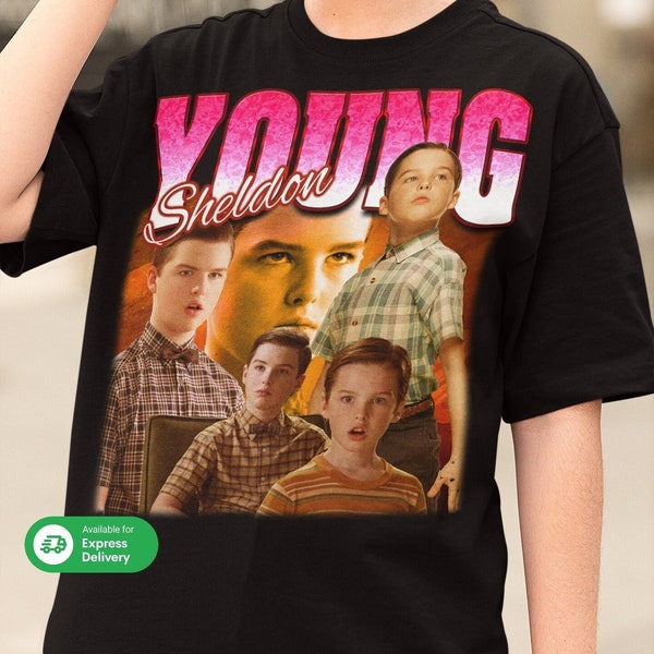 Young Sheldon Vintage Shirt | Young Sheldon Homage Tshirt | Fan Tees | 90s Sweater | Young Sheldon Merch Gift - Express Shipping Available