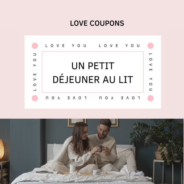 Carnet de Coupons d'Amour - LOVE COUPONS