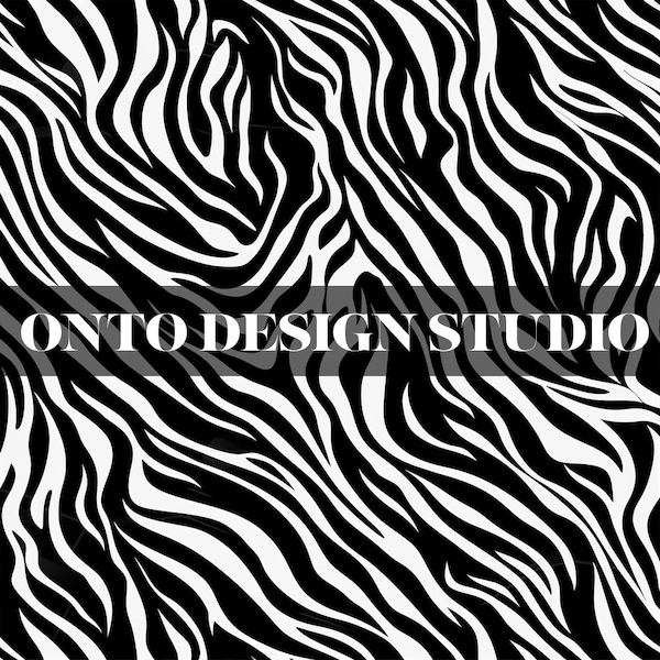 Zebra Seamless Pattern - Digital Download, Paper Textures, Tiling Pattern, Scrapbook Paper, Fabric, Commercial Use